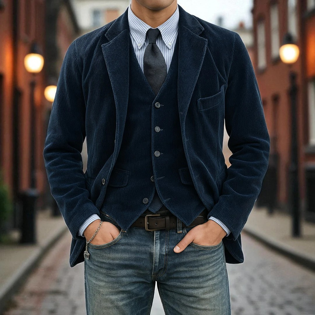 Alejandro - Conjunto de 2 Piezas: Blazer y Chaleco