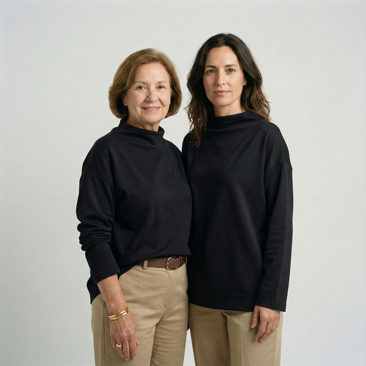 Isabella - Top con cuello alto