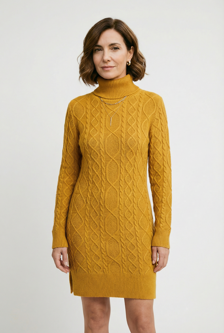 Jana - Vestido de Punto Torcido