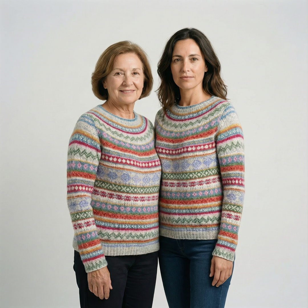 Grace - Suéter de punto colorido