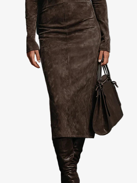 Onelia - Vestido Elegancia Terracota