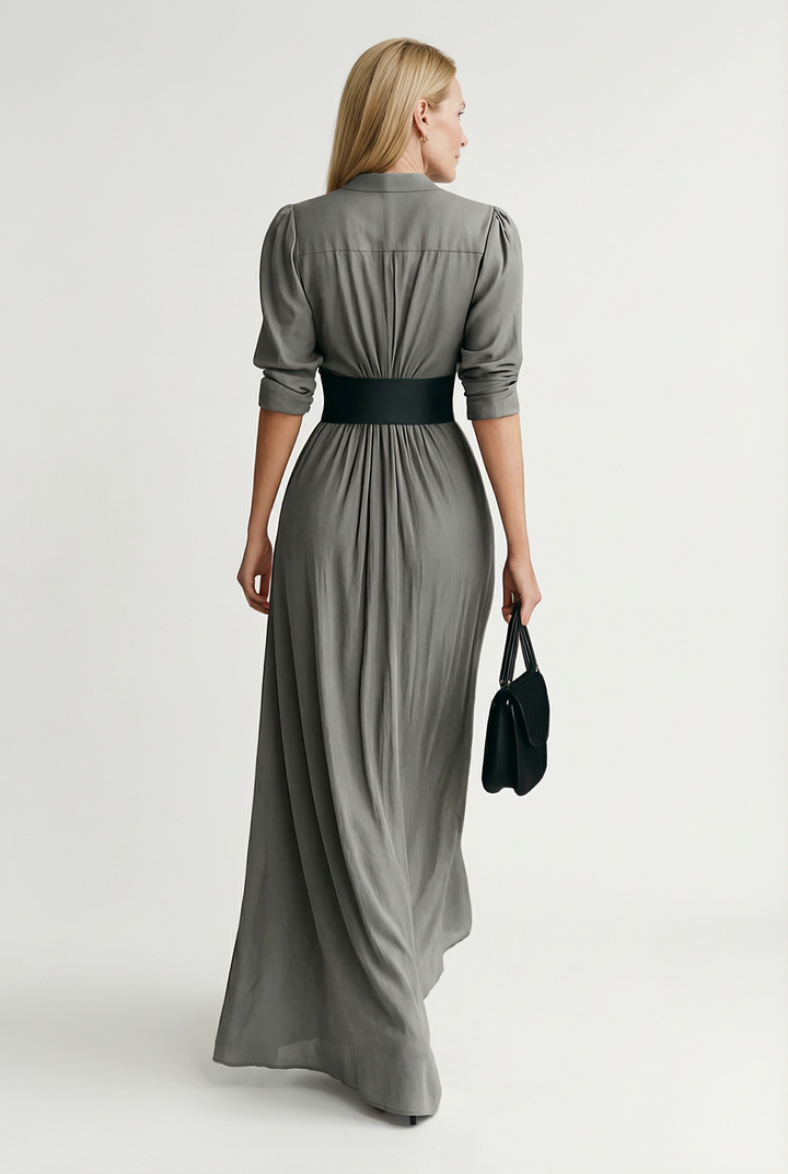 Coral - Bata de Manga Larga