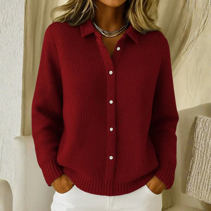 Isabel - Suéter de Botones