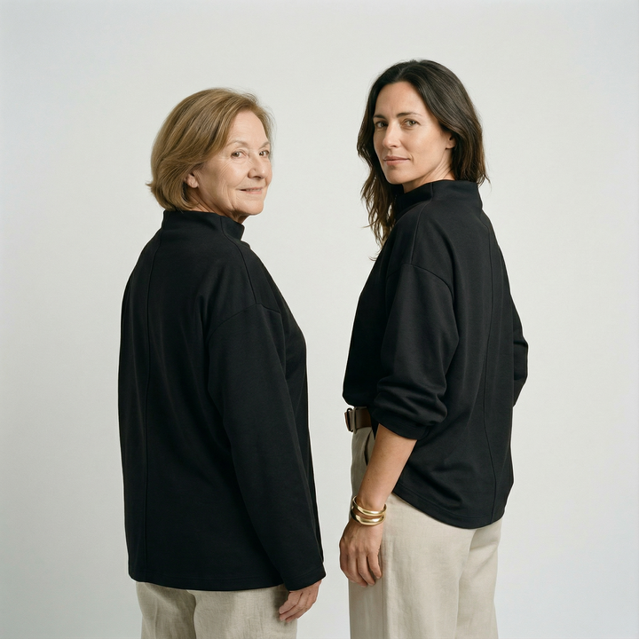 Isabella - Top con cuello alto