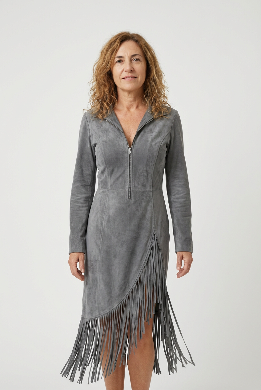 Elvira - Robe Élégante d'Automne