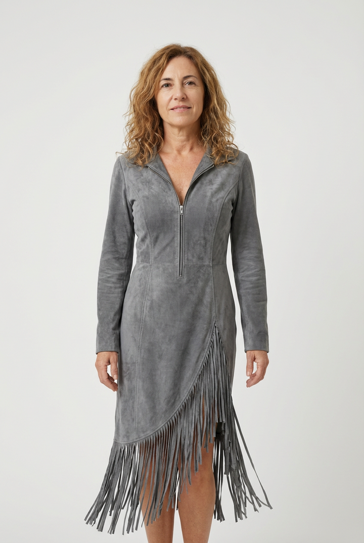 Elvira - Robe Élégante d'Automne