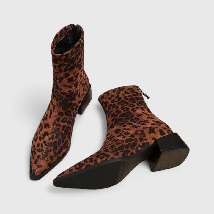 Lena Botines de Leopardo