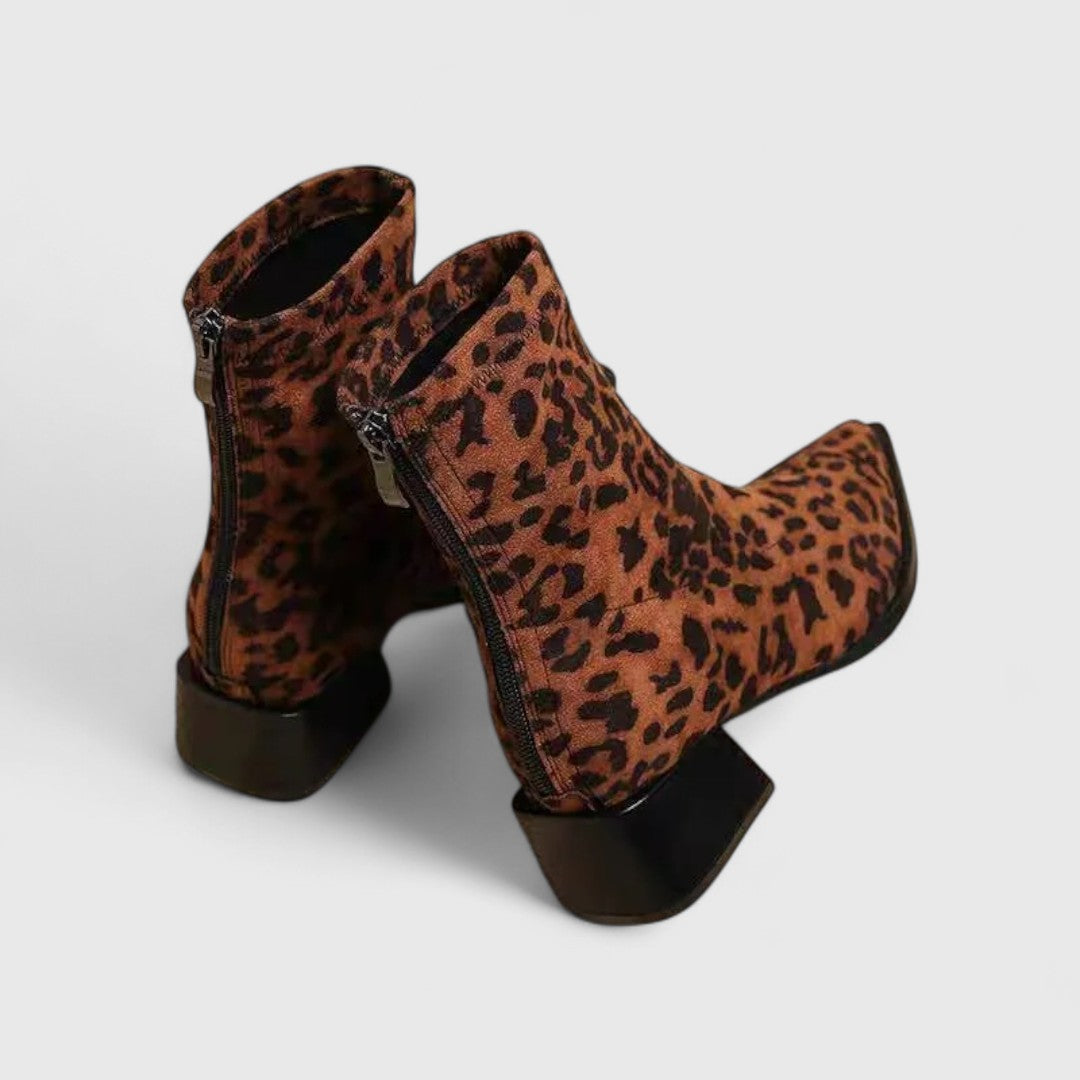 Lena Botines de Leopardo