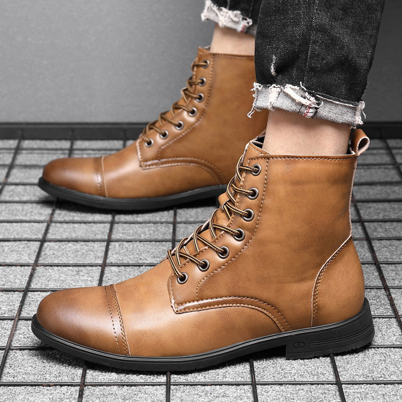 Morgan™ | Botines de cuero sintético