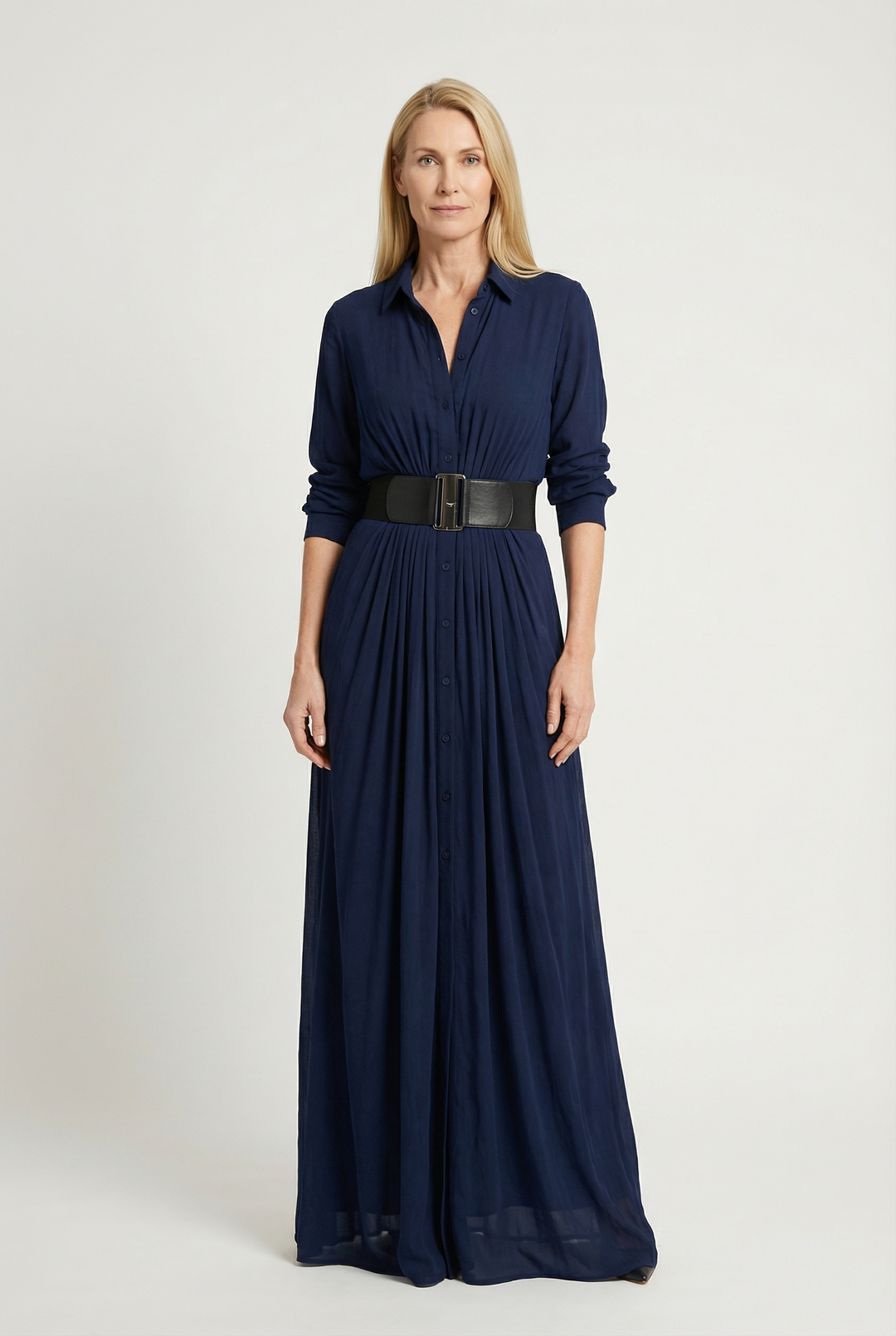 Coral - Bata de Manga Larga