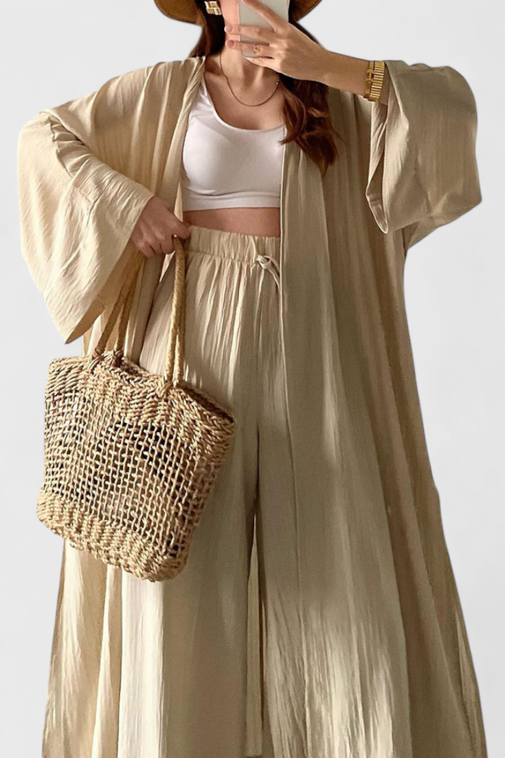 Suella - Conjunto de Dos Piezas con Cárdigan