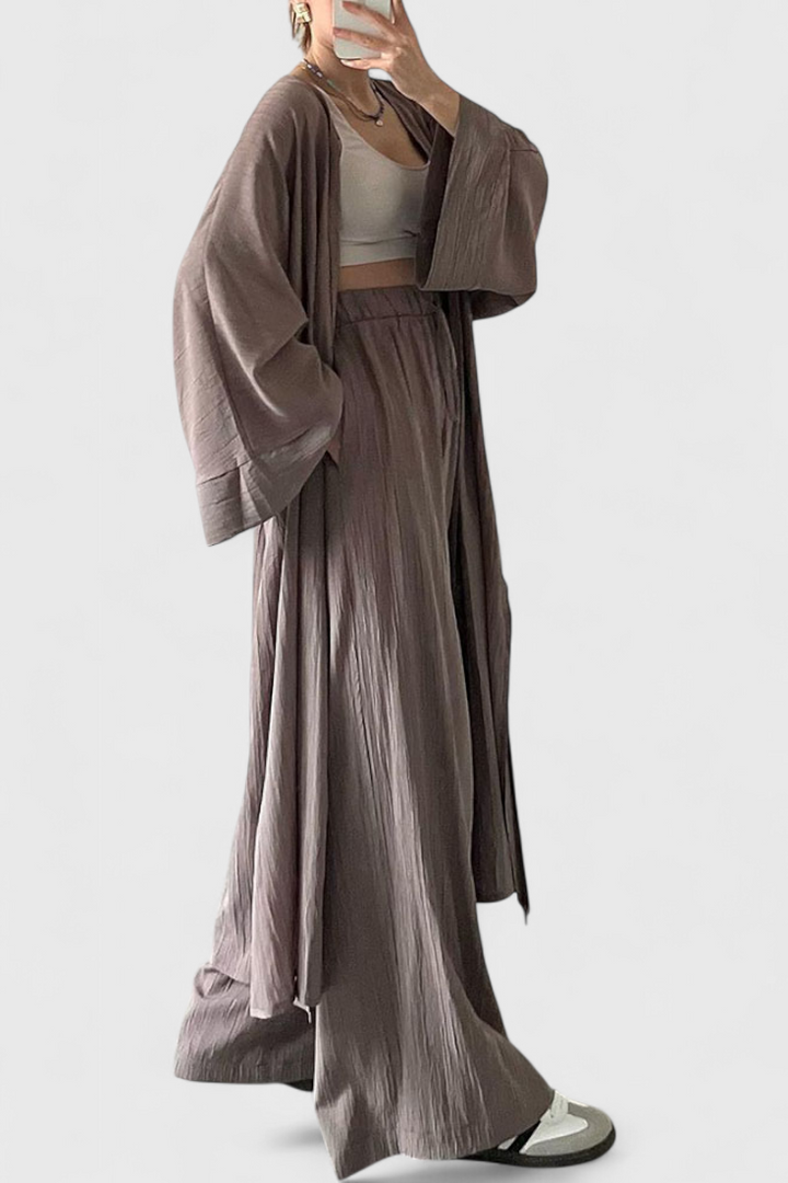 Suella - Conjunto de Dos Piezas con Cárdigan