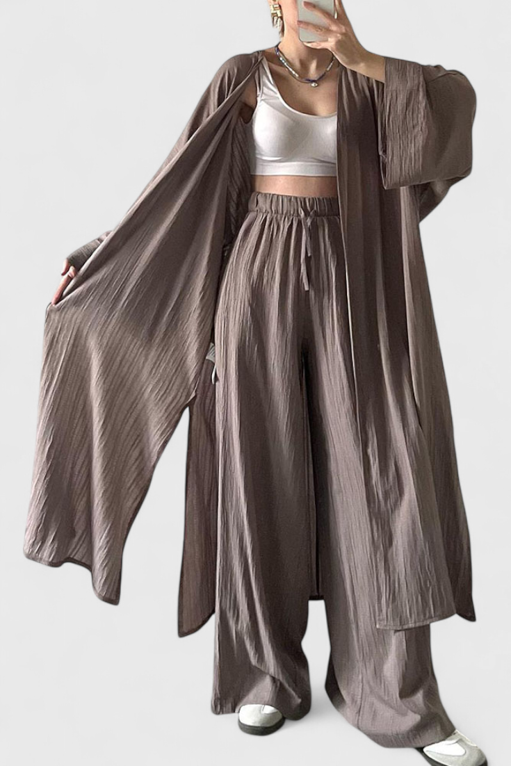 Suella - Conjunto de Dos Piezas con Cárdigan