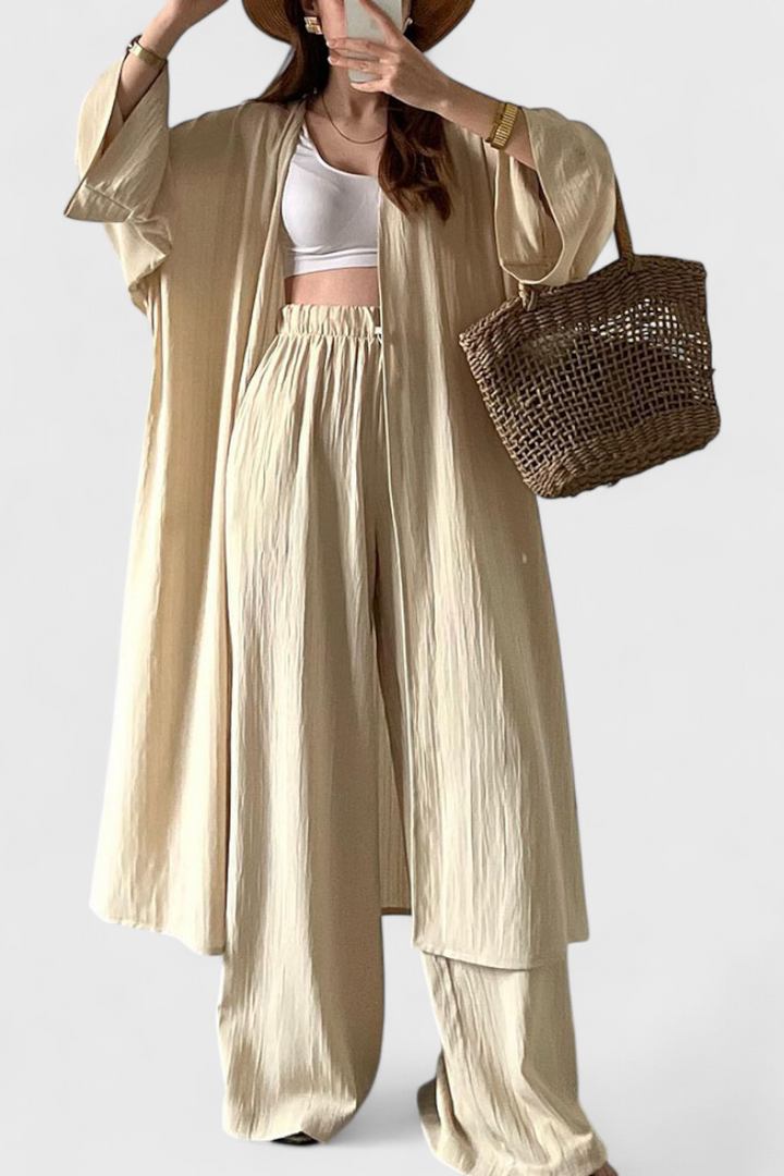 Suella - Conjunto de Dos Piezas con Cárdigan