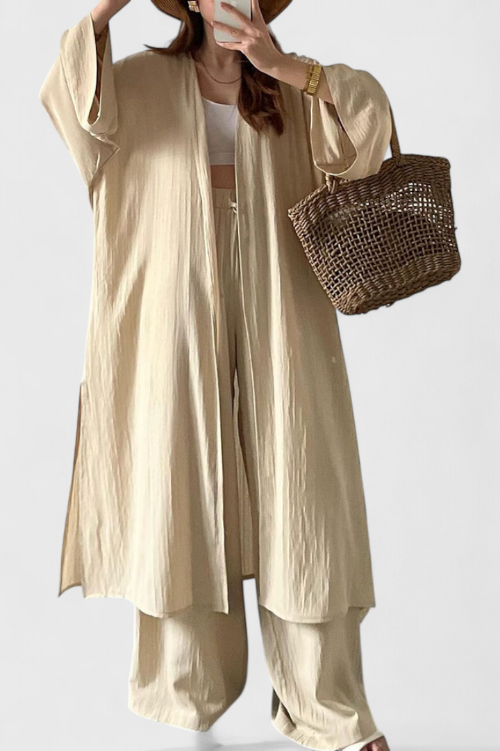 Suella - Conjunto de Dos Piezas con Cárdigan