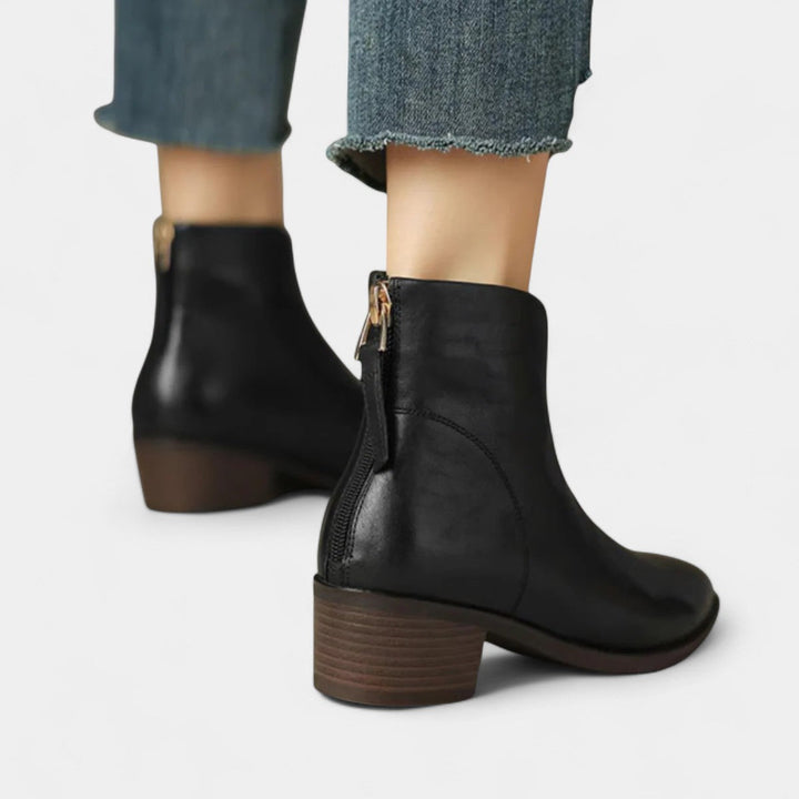 Camille Botines con Tacón Bajo