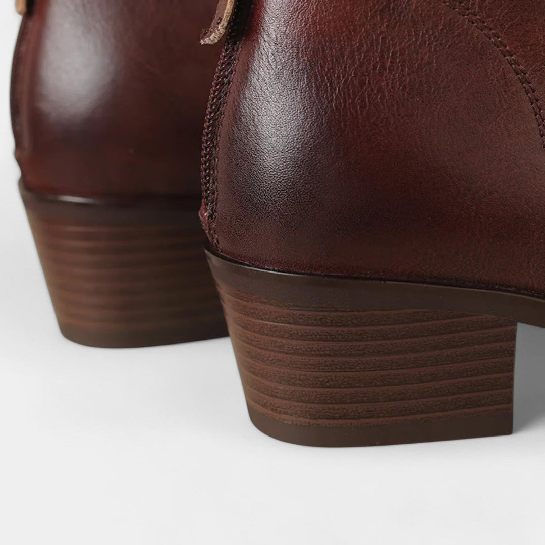 Camille Botines con Tacón Bajo